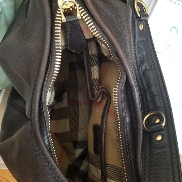 Vintage Burberry leather shoulder bag - Picture 11 of 12